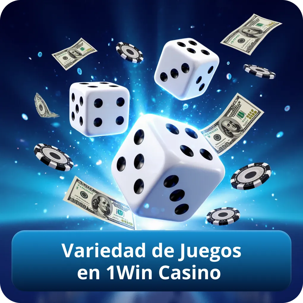 Variedad de Juegos en 1Win Casino